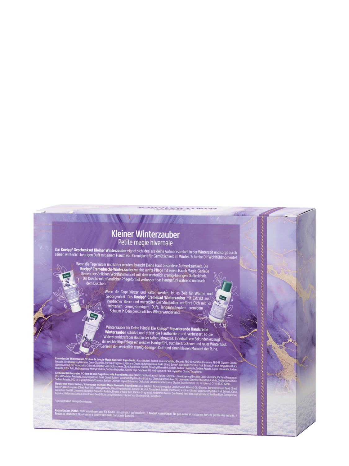 Geschenkset Kleiner Winterzauber - R&uuml;ckansicht
