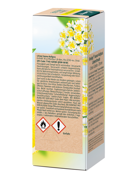 Sauna-Aufguss Lebensfreude - Linke Ansicht