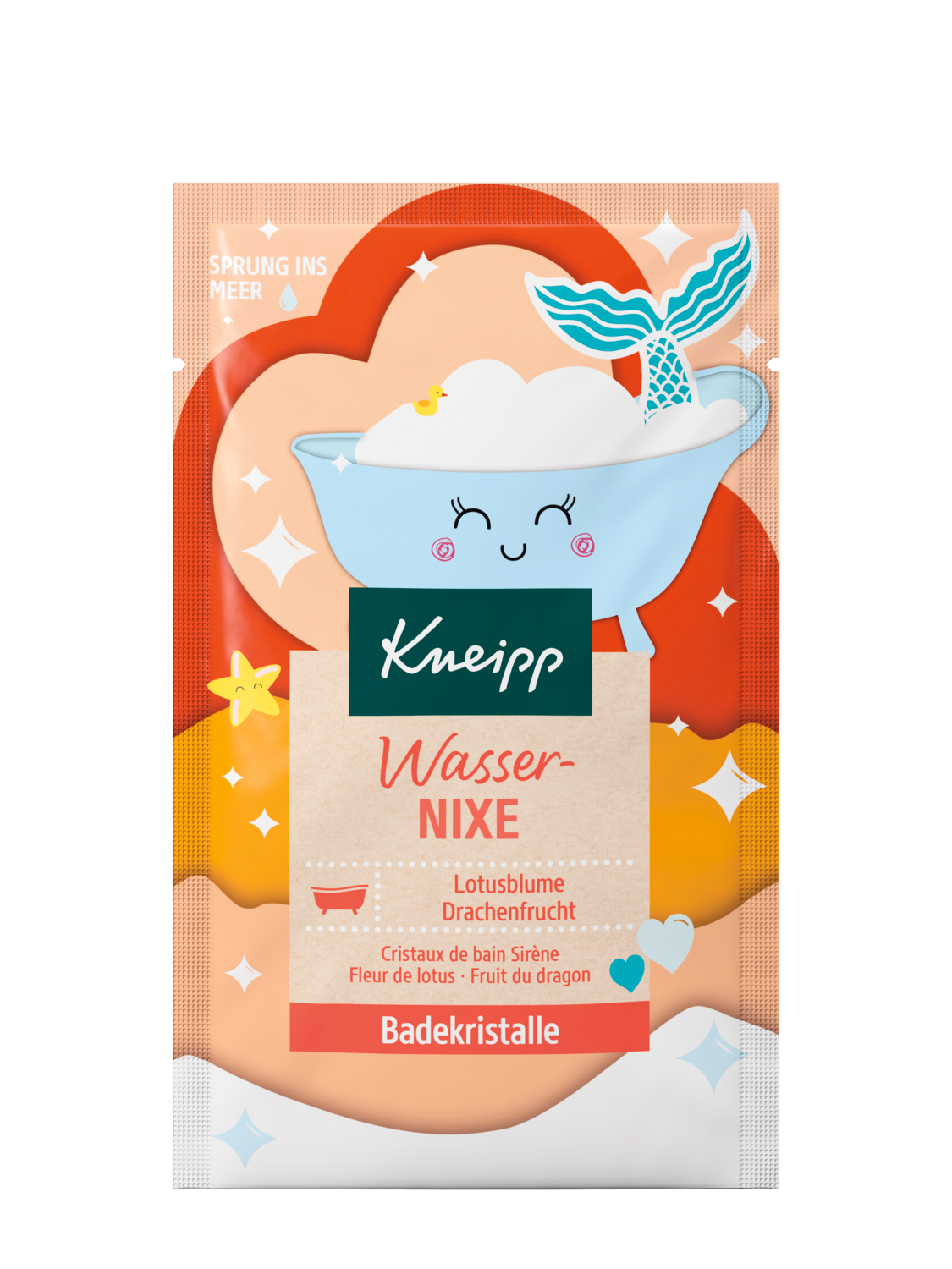 Badekristalle Wassernixe - Vorderansicht