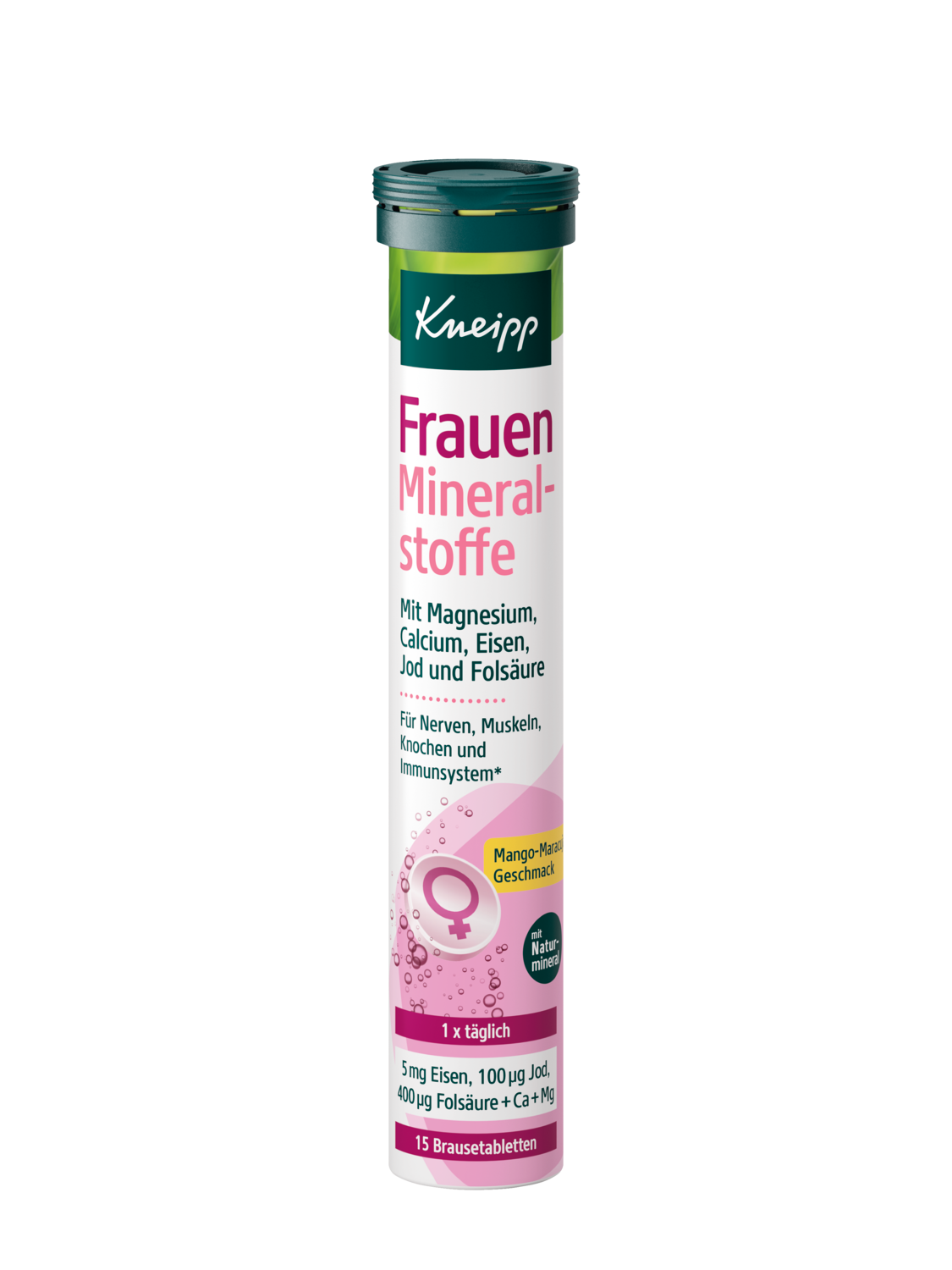 Frauen Mineralstoffe Brausetabletten - Vorderansicht