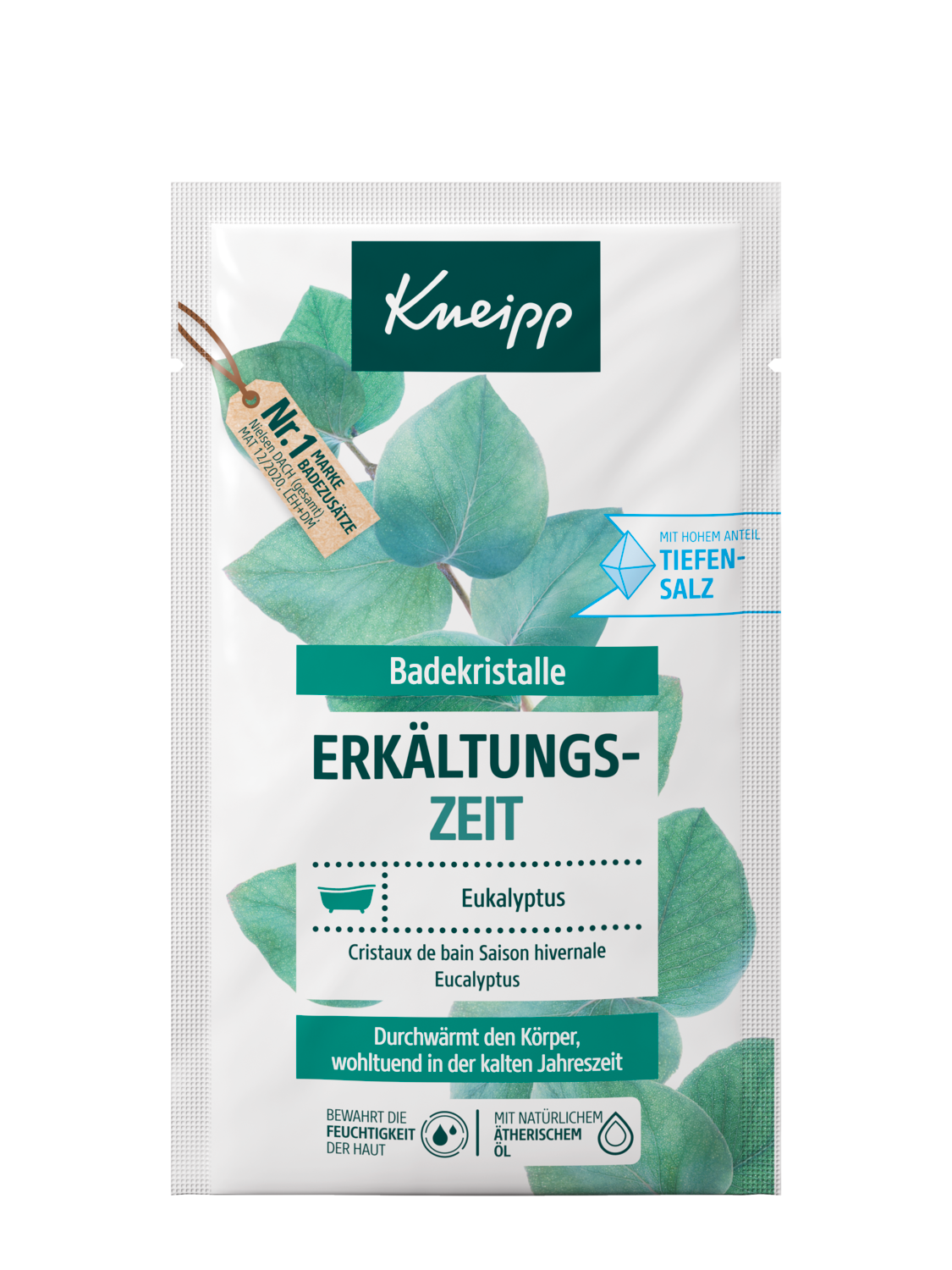 Badekristalle Erk&auml;ltungszeit - Vorderansicht