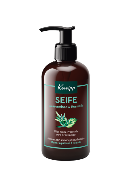 Milde Aroma-Pflegeseife Wasserminze Rosmarin - Vorderansicht