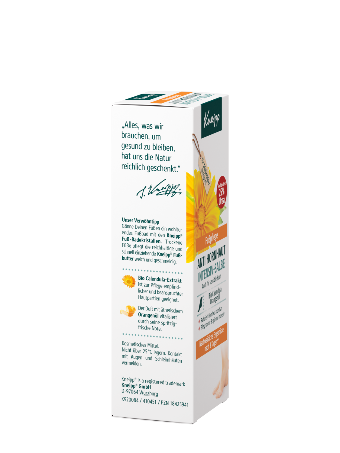 Anti Hornhaut Intensiv-Salbe - Rechte Ansicht