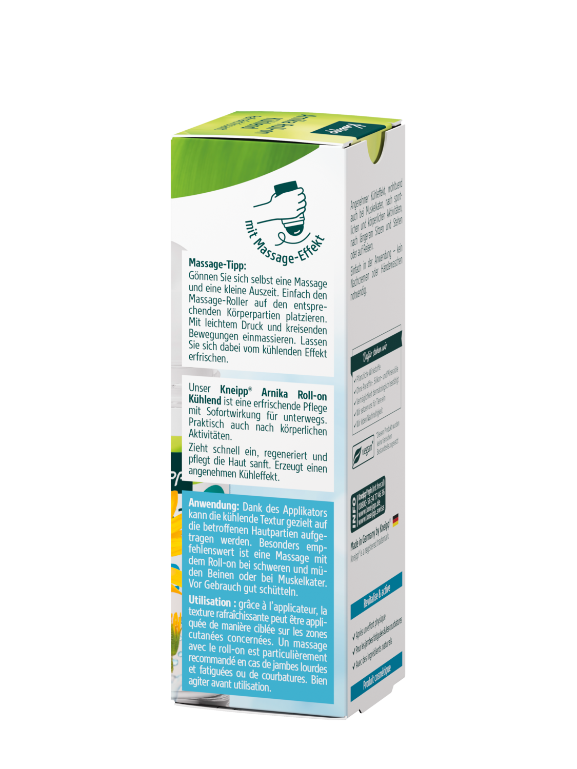 Arnika Roll-on K&uuml;hlend - Linke Ansicht