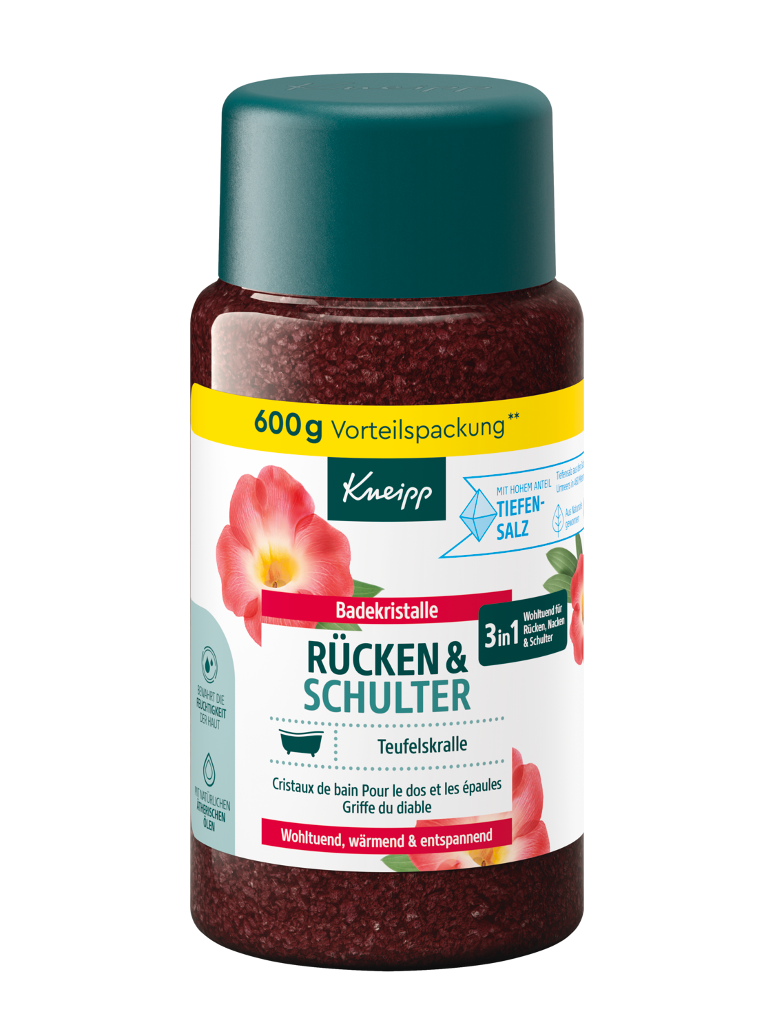 Badekristalle R&uuml;cken & Schulter - Vorderansicht