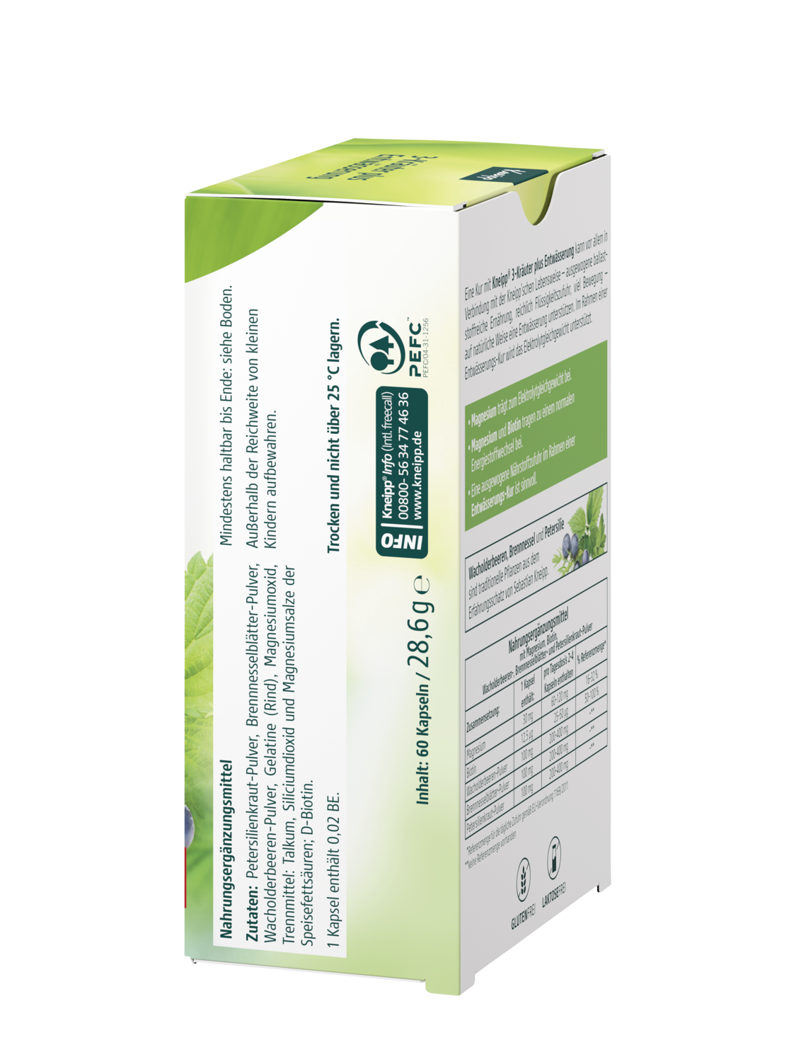 3-Kr&auml;uter plus Entw&auml;sserung - Linke Ansicht