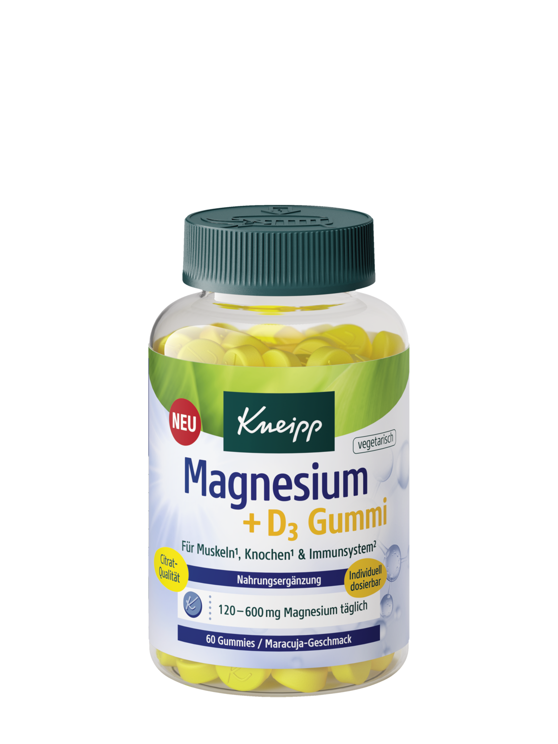 Magnesium + D3 Gummies - Vorderansicht
