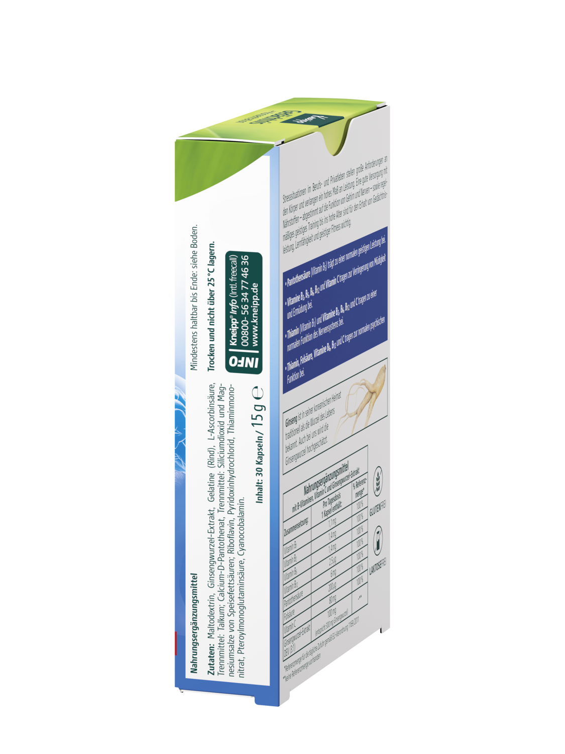 Ged&auml;chtnis + Konzentration - Linke Ansicht