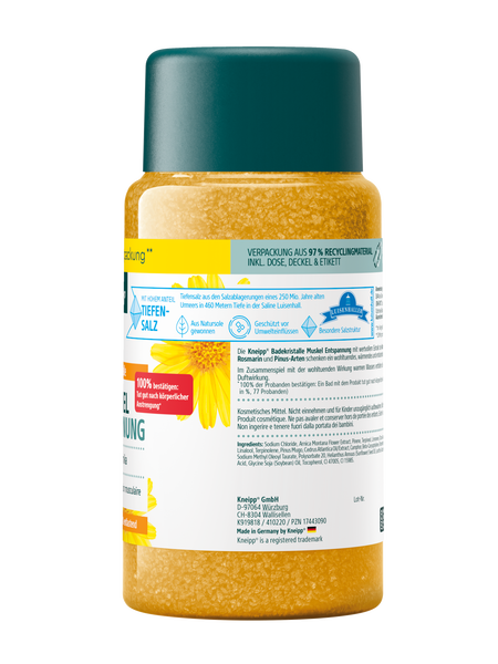 Badekristalle Muskel Entspannung - Rechte Ansicht