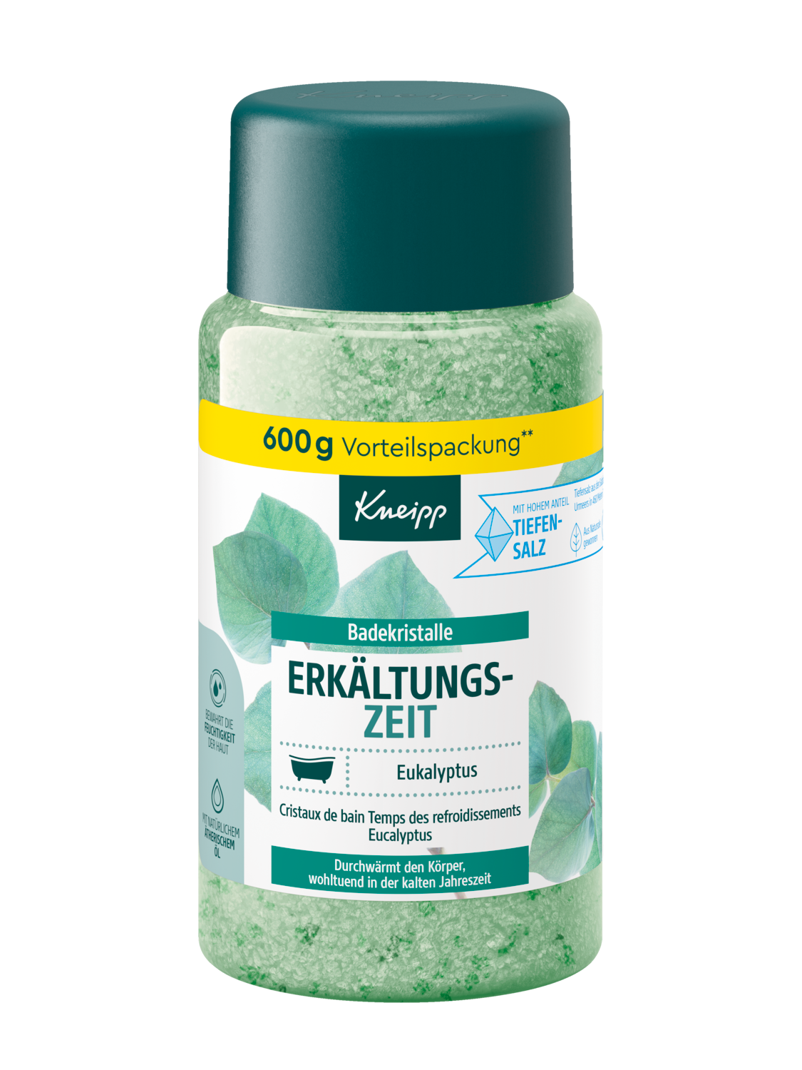 Badekristalle Erk&auml;ltungszeit - Vorderansicht
