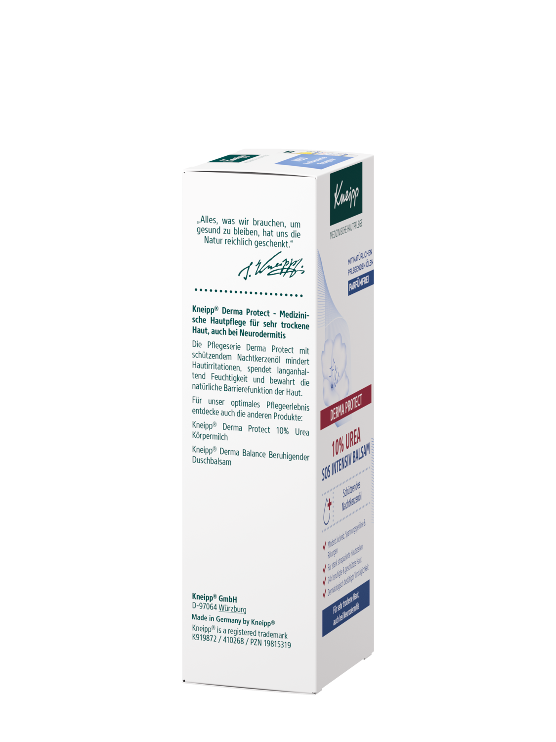 Derma Protect 10% Urea SOS Intensiv Balsam - Rechte Ansicht