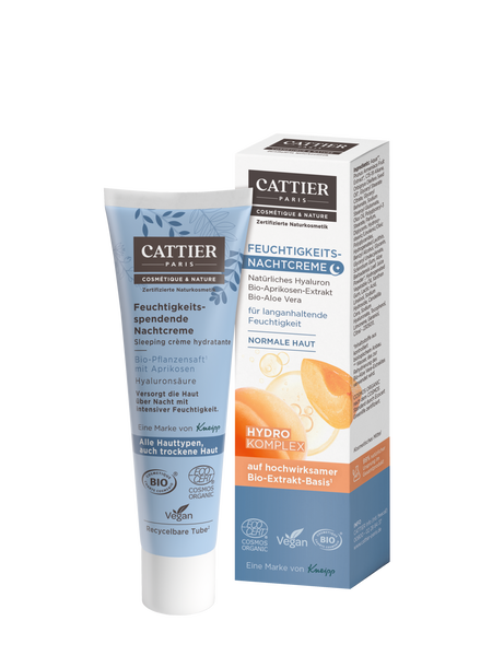 Cattier Feuchtigkeits-Nachtcreme - Vorderansicht