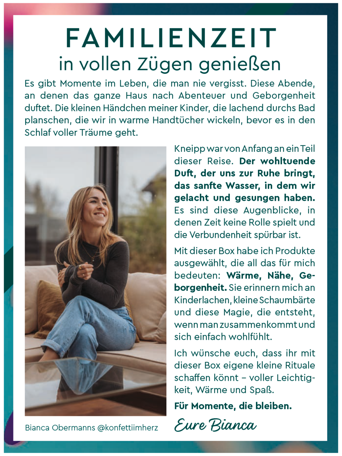 Kneipp Family Collection - R&uuml;ckansicht