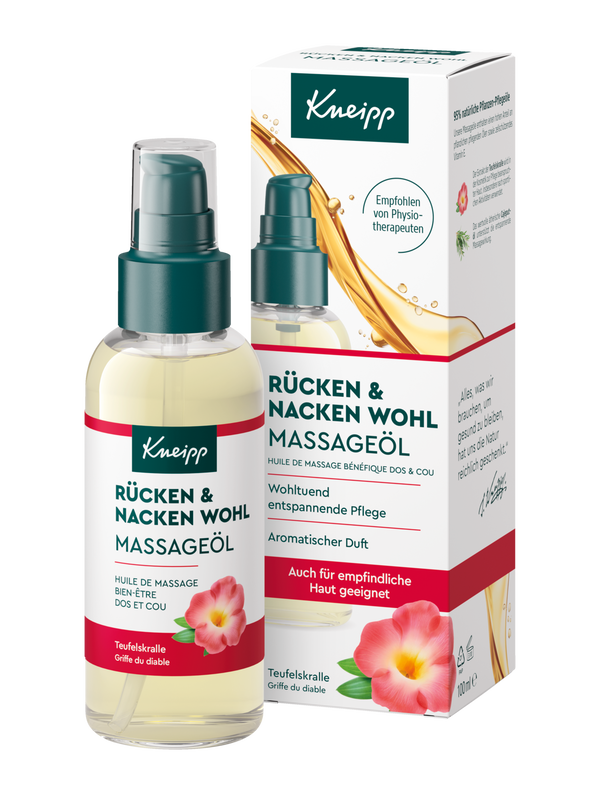 Rücken + Nacken Wohl Massageöl