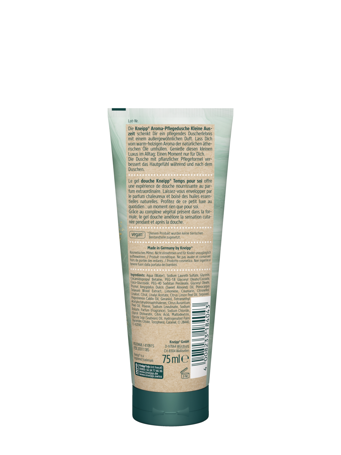 Aroma-Pflegedusche Kleine Auszeit - R&uuml;ckansicht