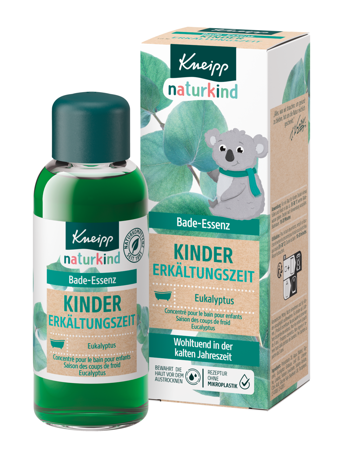 Naturkind Bade-Essenz Kinder Erk&auml;ltungszeit - Vorderansicht