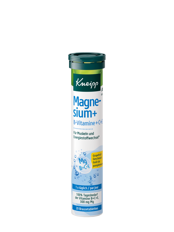 Magnesium + B-Vitamine + C + E