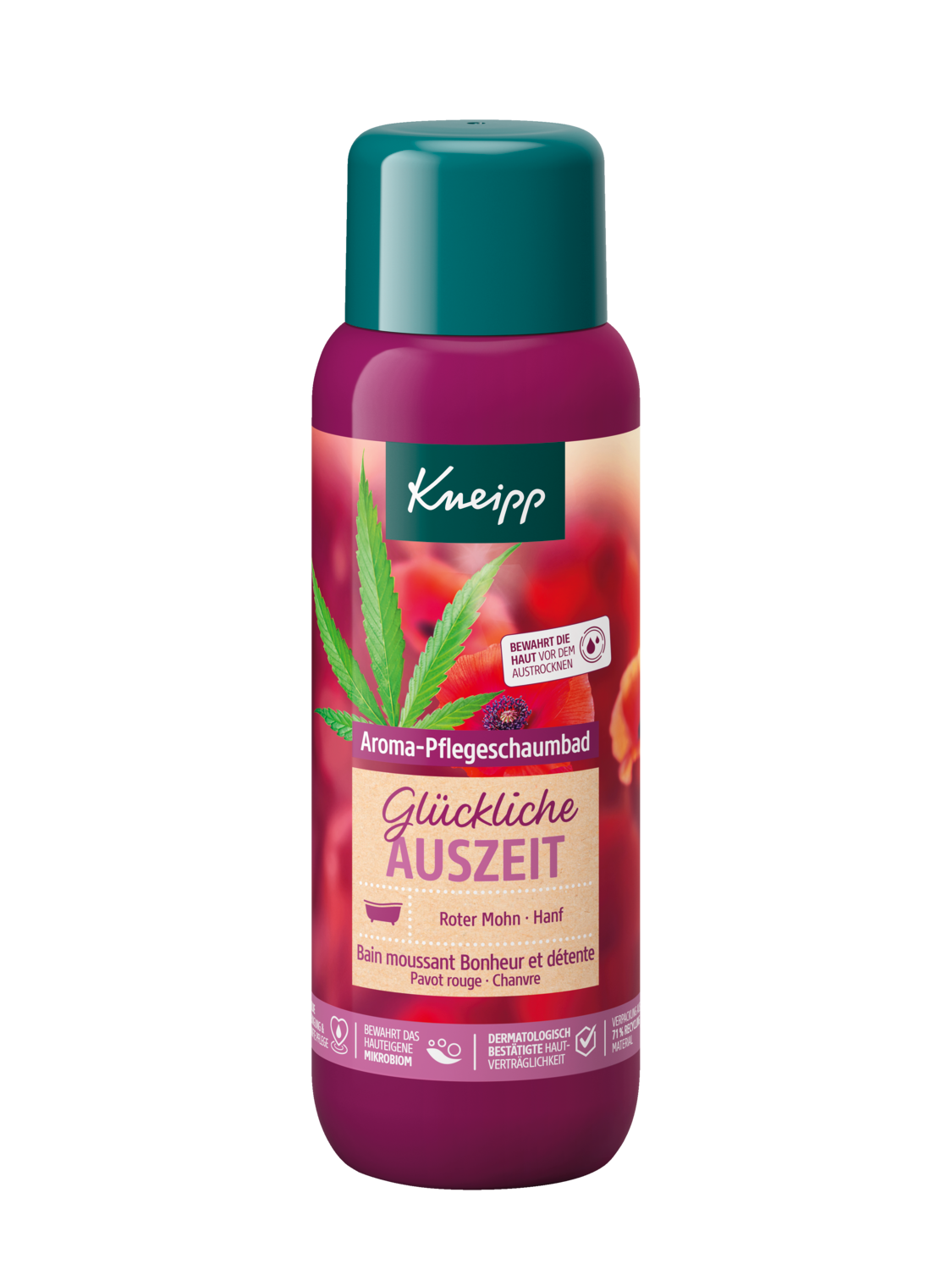 Aroma-Pflegeschaumbad Gl&uuml;ckliche Auszeit - Vorderansicht