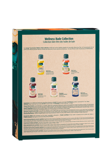 Geschenkset Wellness Bade Collection - Rückansicht