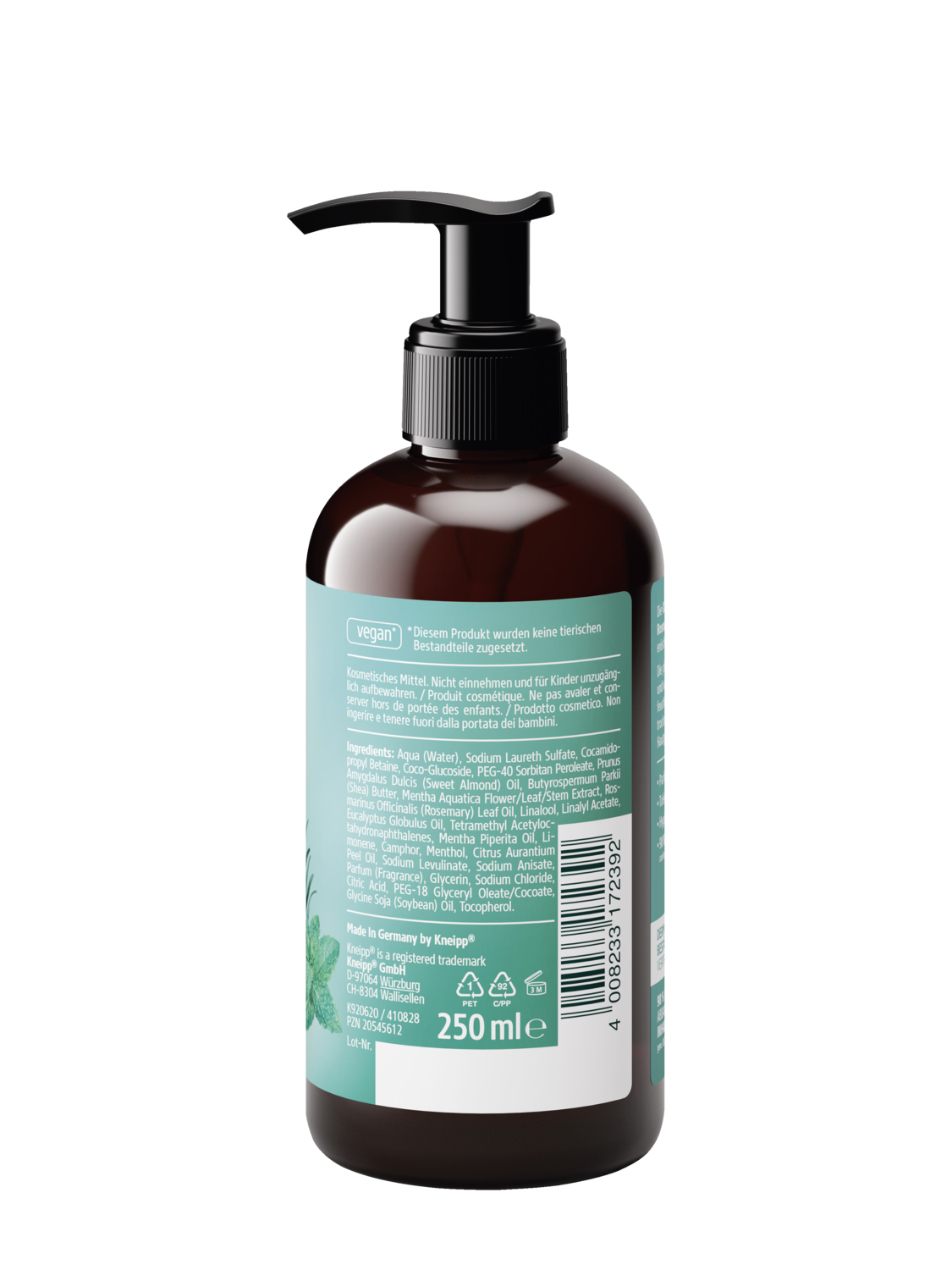 Frische Aromaseife Wasserminze & Rosmarin - Rechte Ansicht