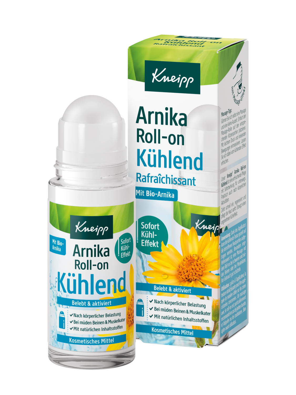 Arnika Roll-on K&uuml;hlend - Vorderansicht