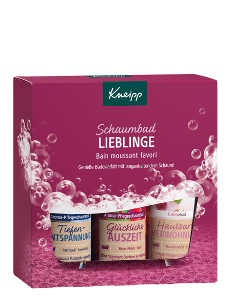 Geschenkset Schaumbad Lieblinge - Vorderansicht