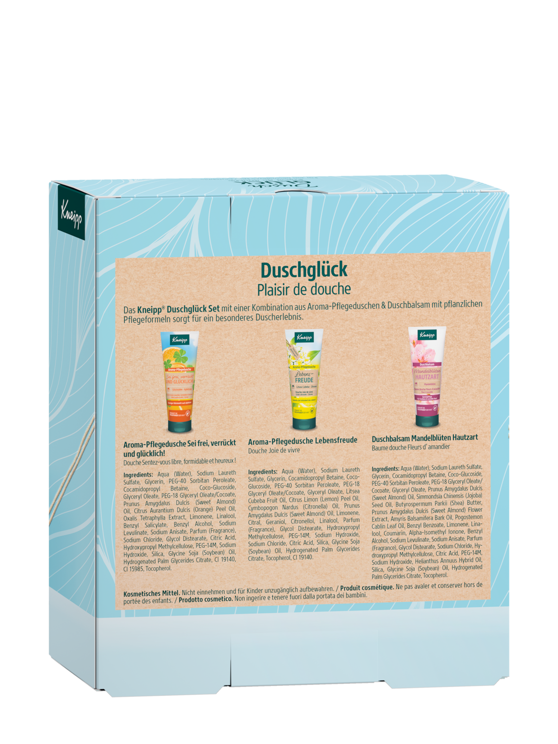 Geschenkpackung Duschgl&uuml;ck - R&uuml;ckansicht