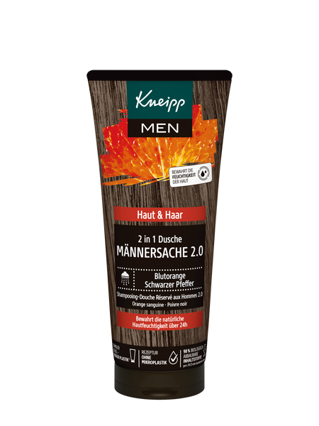 2 in 1 Dusche Männersache 2.0 - Vorderansicht