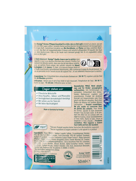 Aroma-Pflegeschaumbad So schön, dass es Dich gibt - Rückansicht