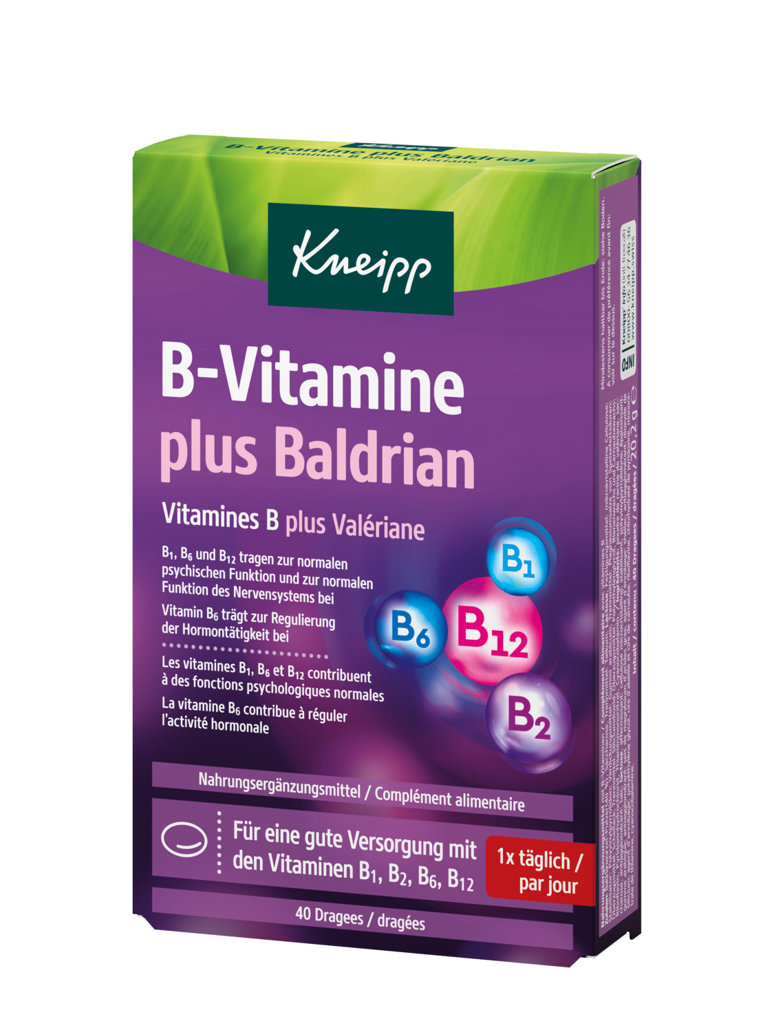 B-Vitamine plus Baldrian - Vorderansicht