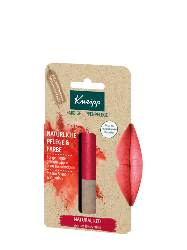 Farbige Lippenpflege Natural Red