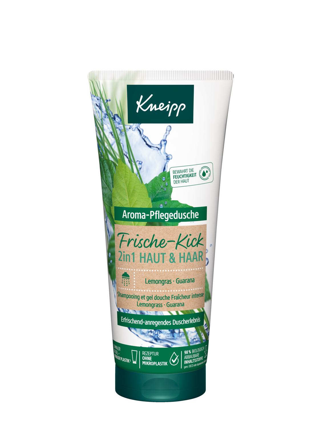 2 in 1 Aroma-Pflegedusche Frische-Kick - Vorderansicht