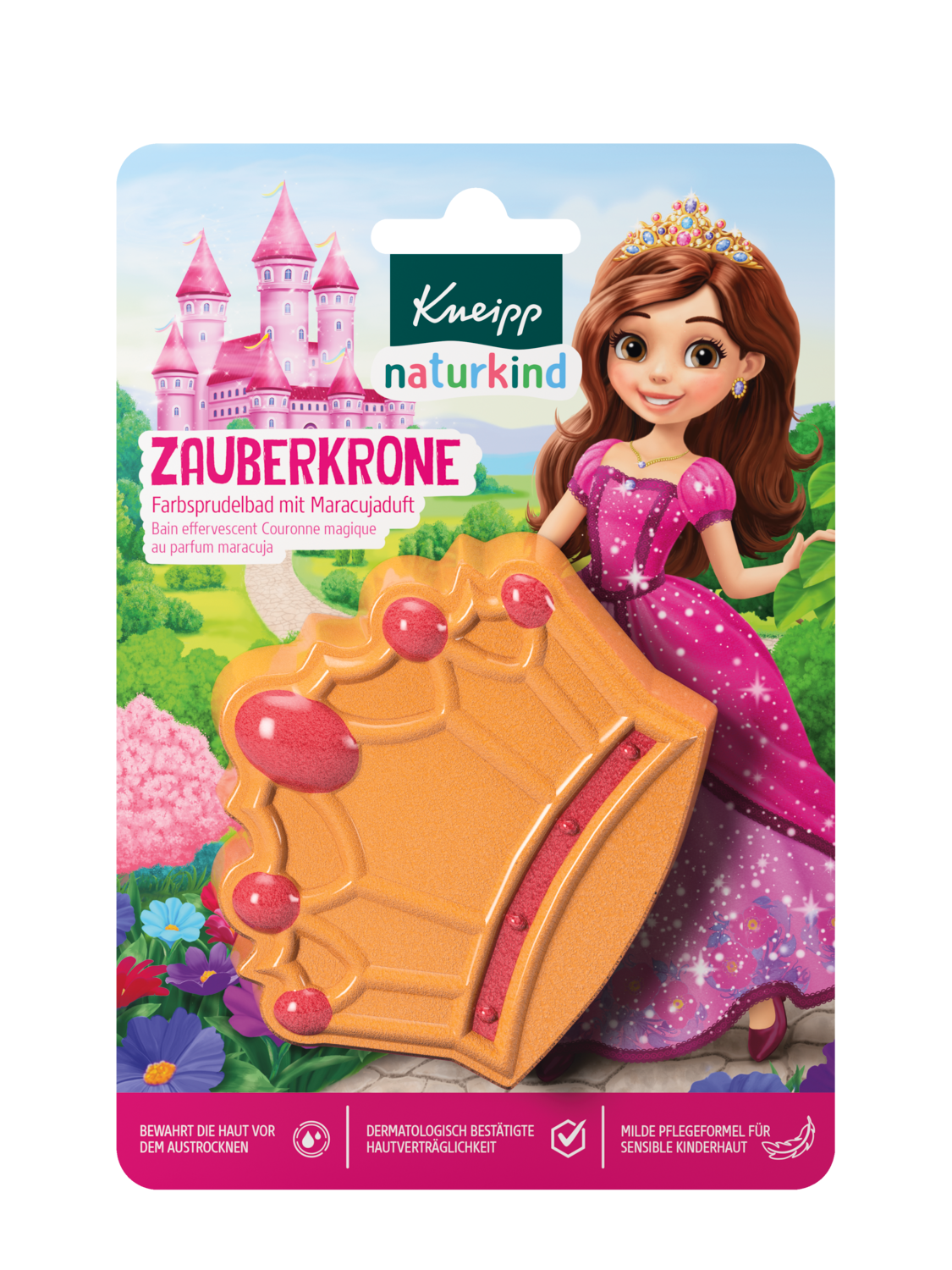 Naturkind Farbsprudelbad Zauberkrone