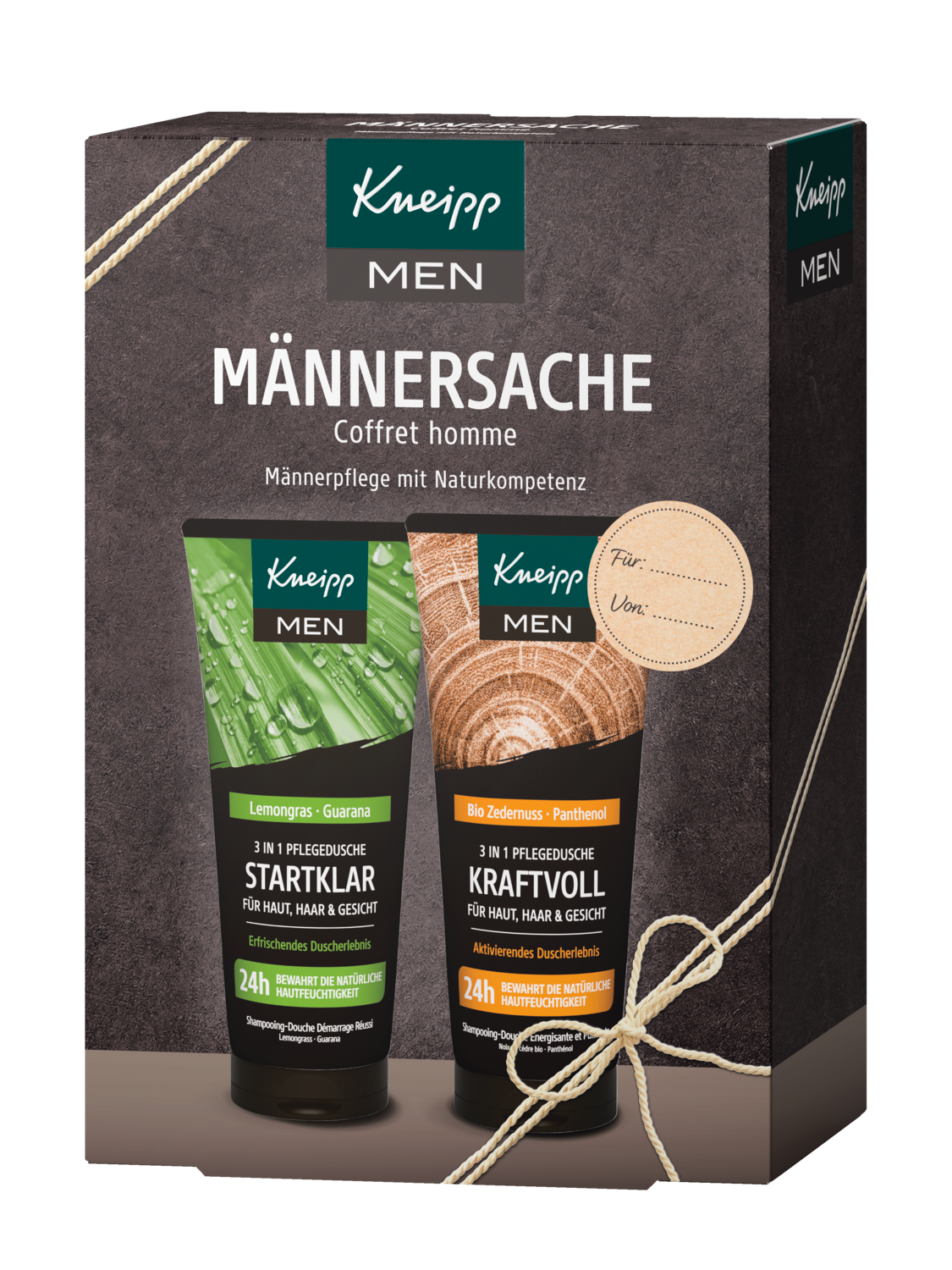 Geschenkset M&auml;nnersache - Vorderansicht