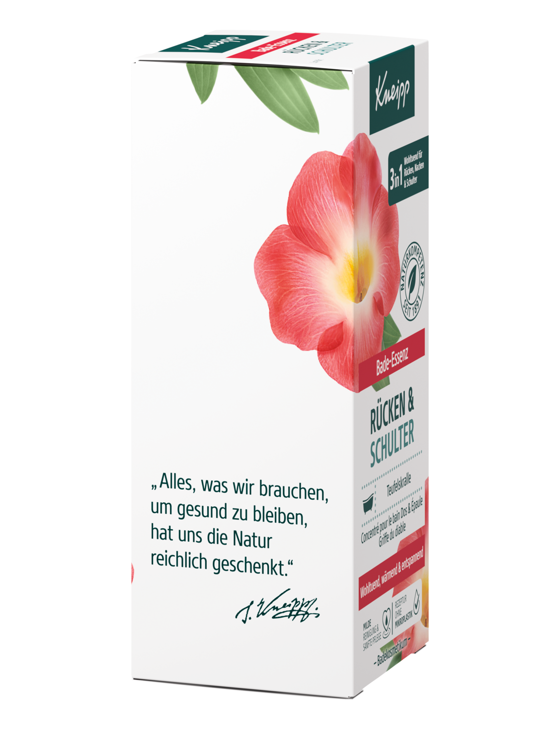 Bade-Essenz R&uuml;cken + Schulter - Rechte Ansicht