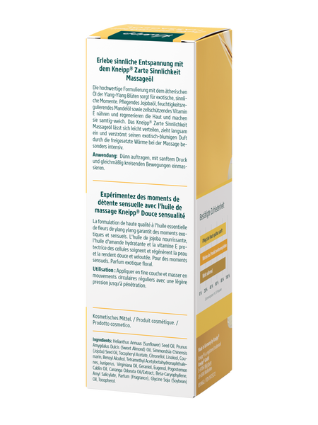 Massageöl Zarte Sinnlichkeit - Rückansicht