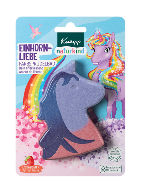 Naturkind Farbsprudelbad Einhornliebe - Vorderansicht