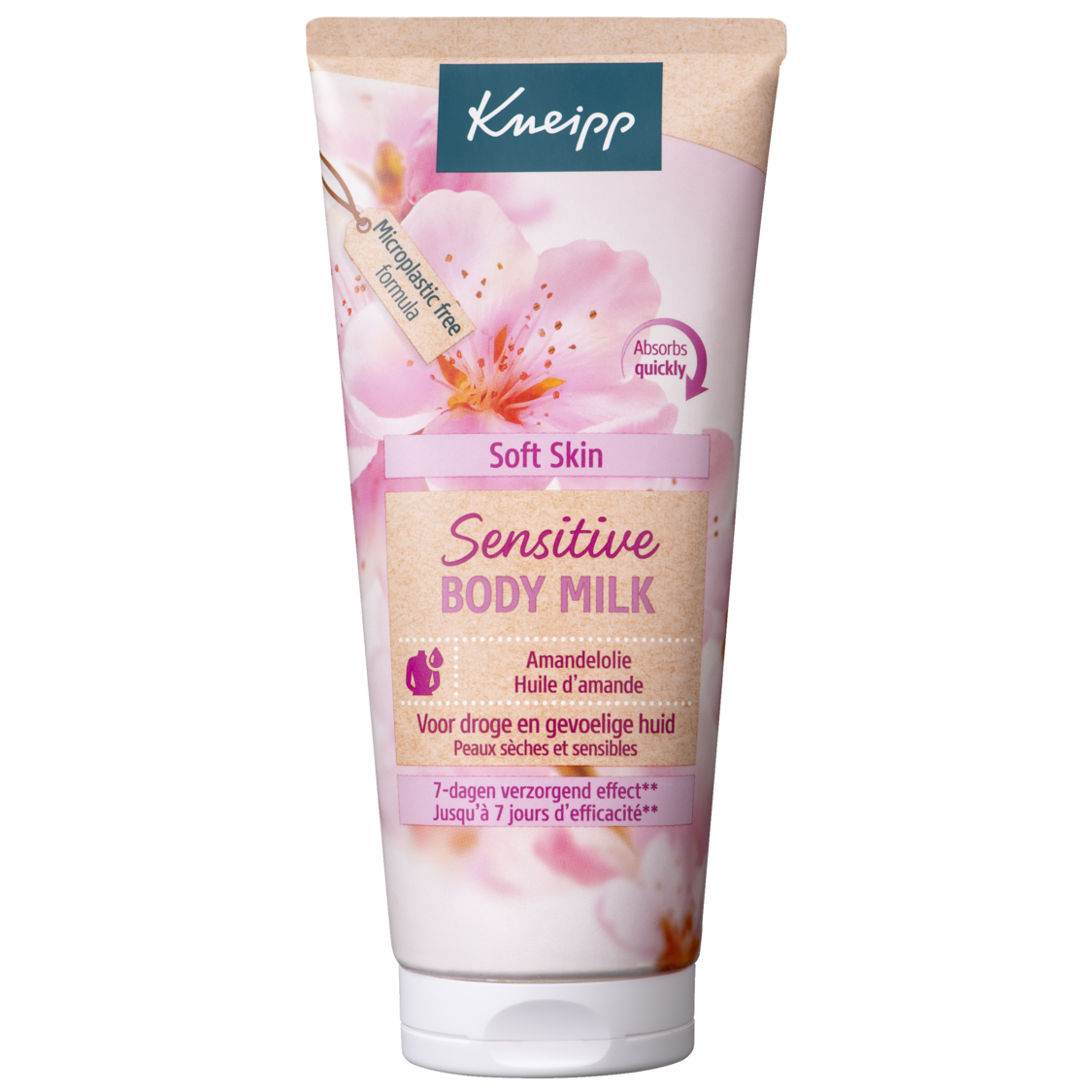 K&ouml;rpermilch Sensitive Mandelbl&uuml;te Hautzart  - Vorderansicht