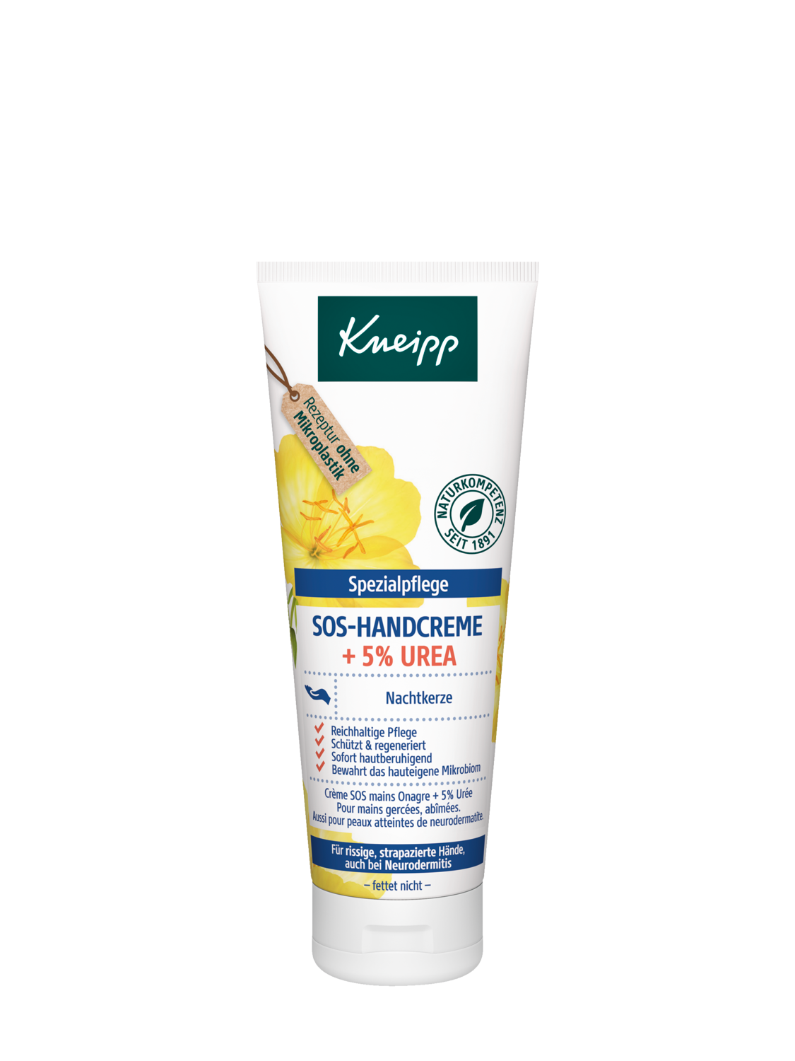 Handcreme Nachtkerze - Vorderansicht