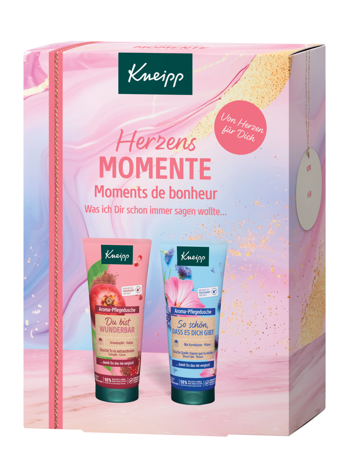 Geschenkset Herzensmomente - Vorderansicht