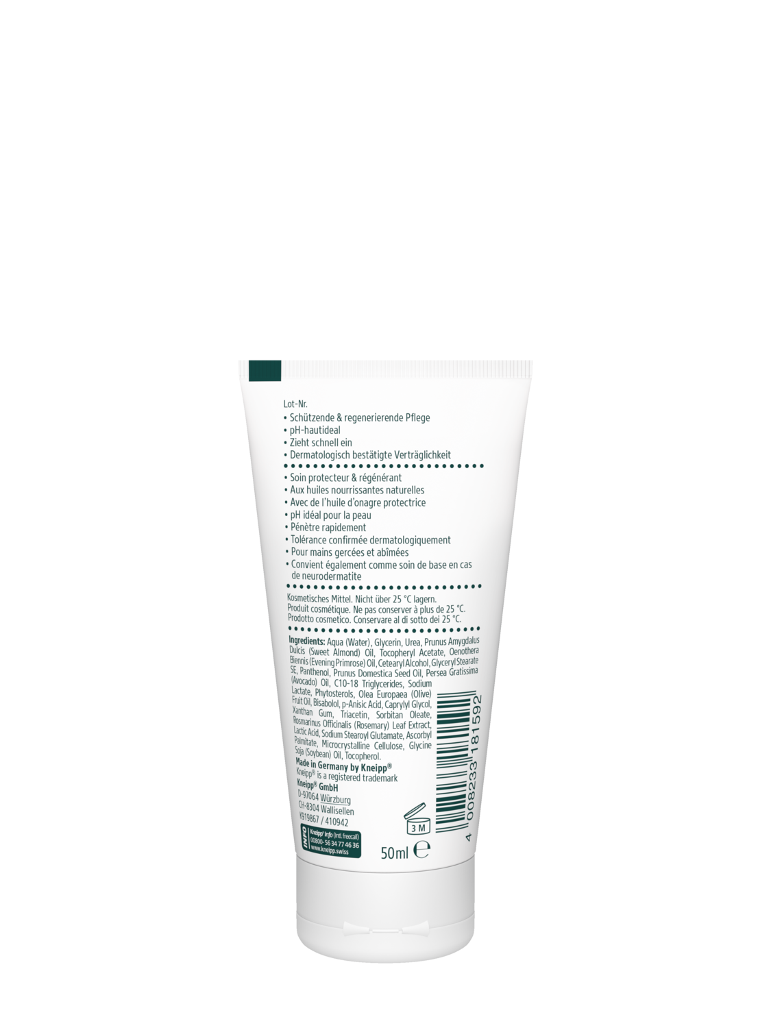 Derma Protect 5% Urea SOS Handcreme - R&uuml;ckansicht