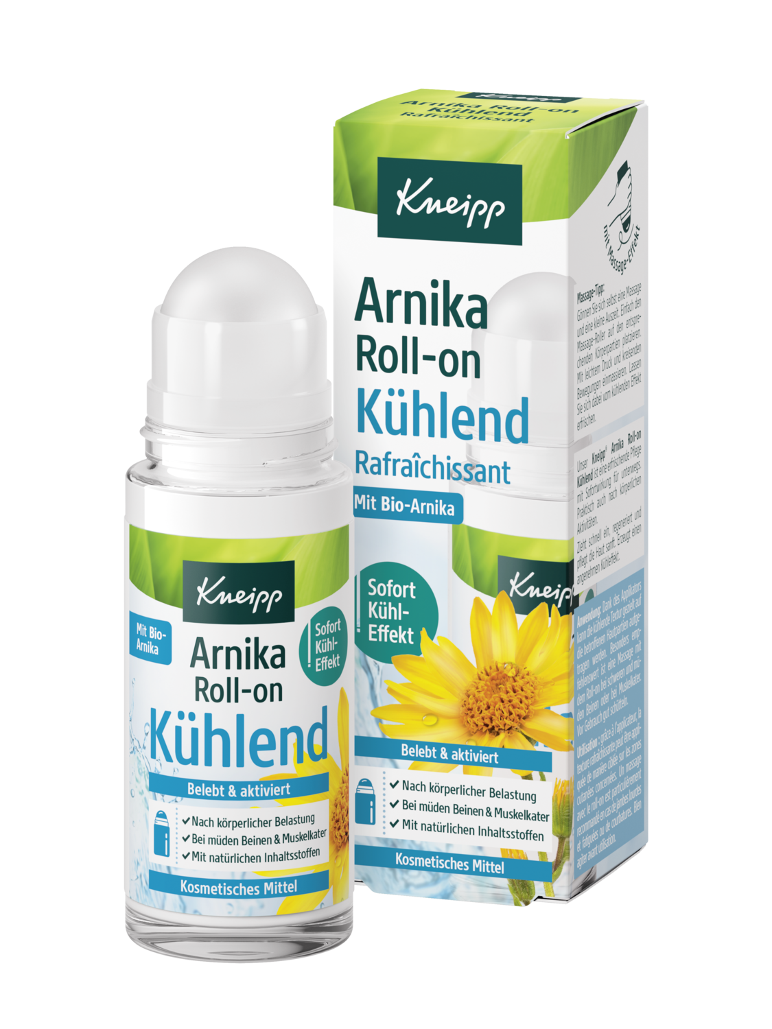 Arnika Roll-on K&uuml;hlend - Vorderansicht