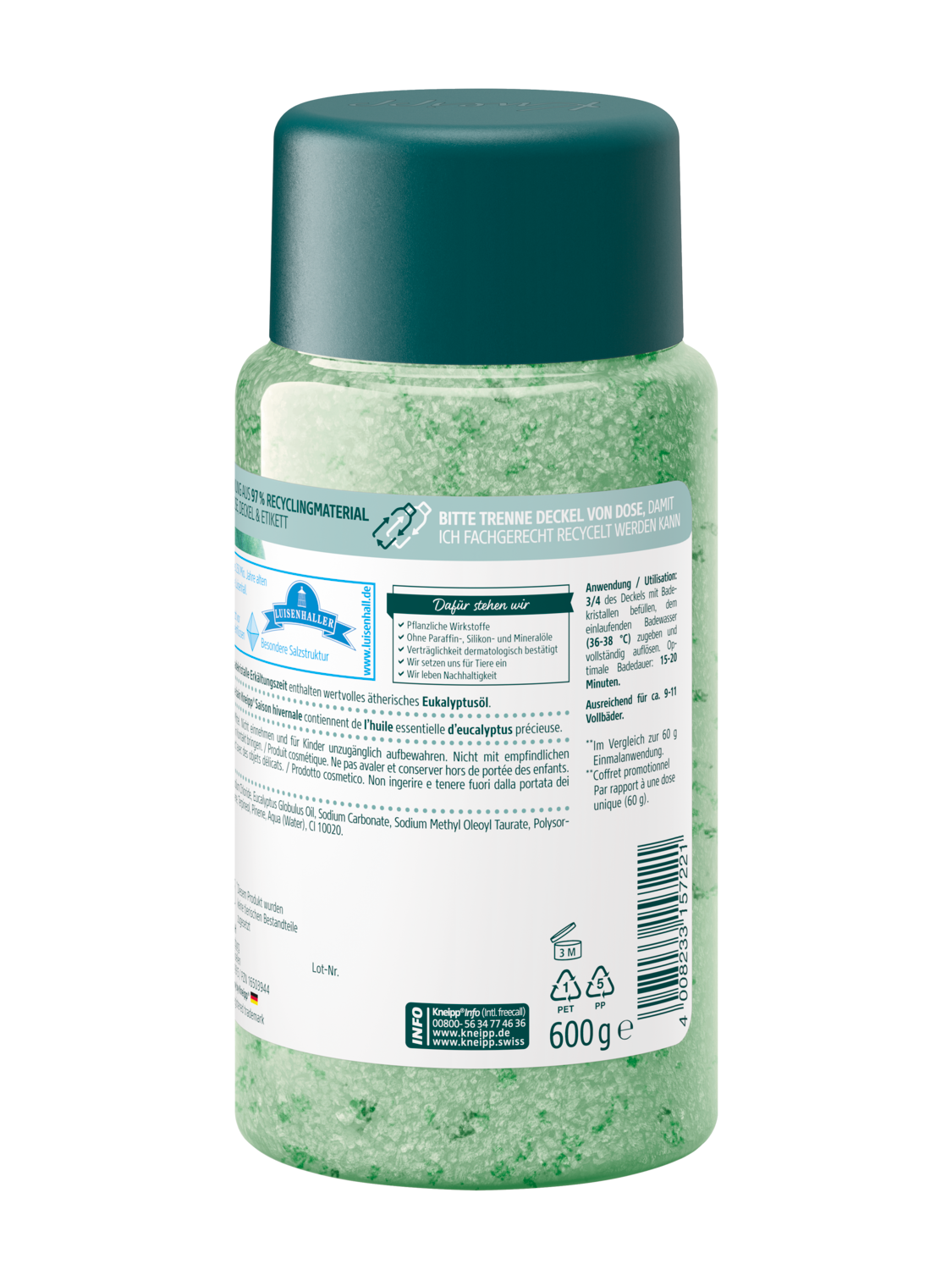 Badekristalle Erk&auml;ltungszeit - R&uuml;ckansicht