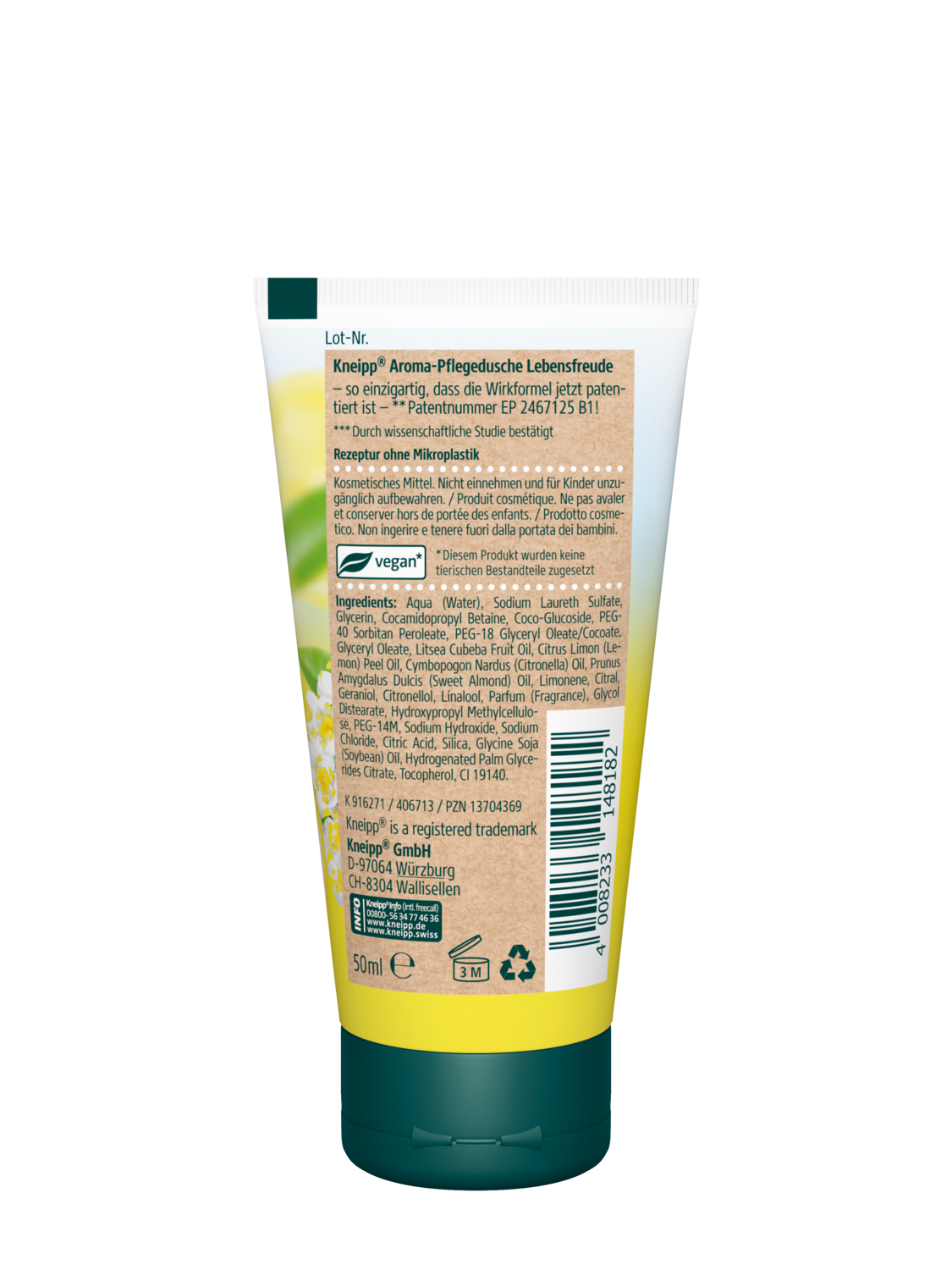 Aroma-Pflegedusche Lebensfreude - R&uuml;ckansicht