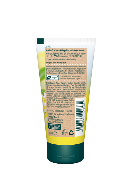 Aroma-Pflegedusche Lebensfreude - Rückansicht