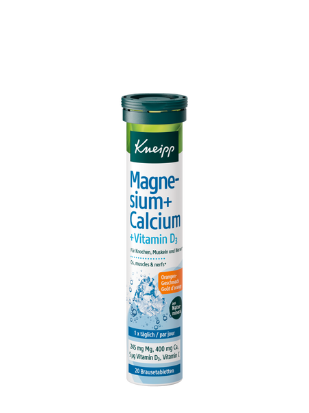 Natürliches Magnesium + Calcium + Vitamin D3 - Vorderansicht