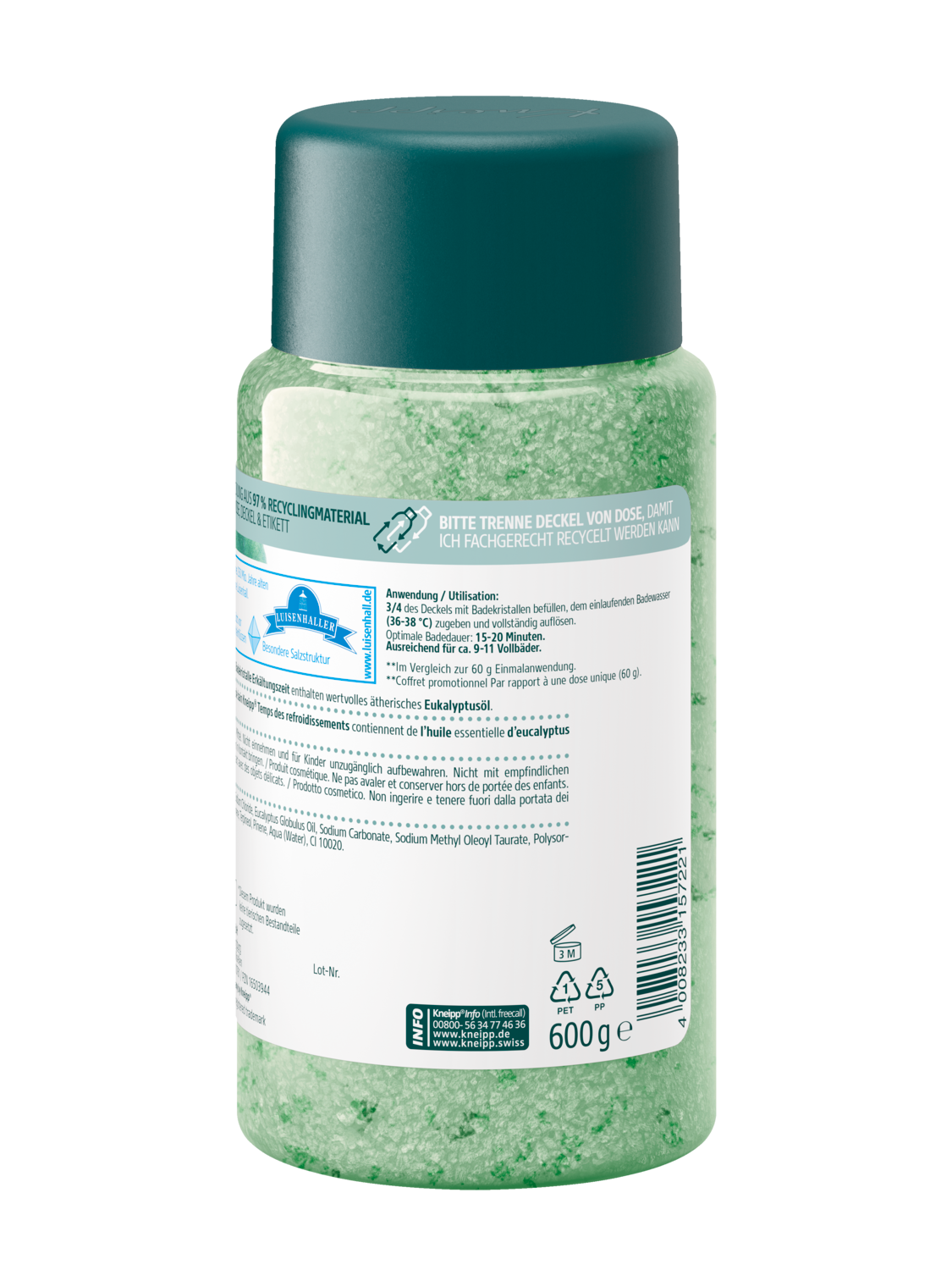 Badekristalle Erk&auml;ltungszeit - R&uuml;ckansicht