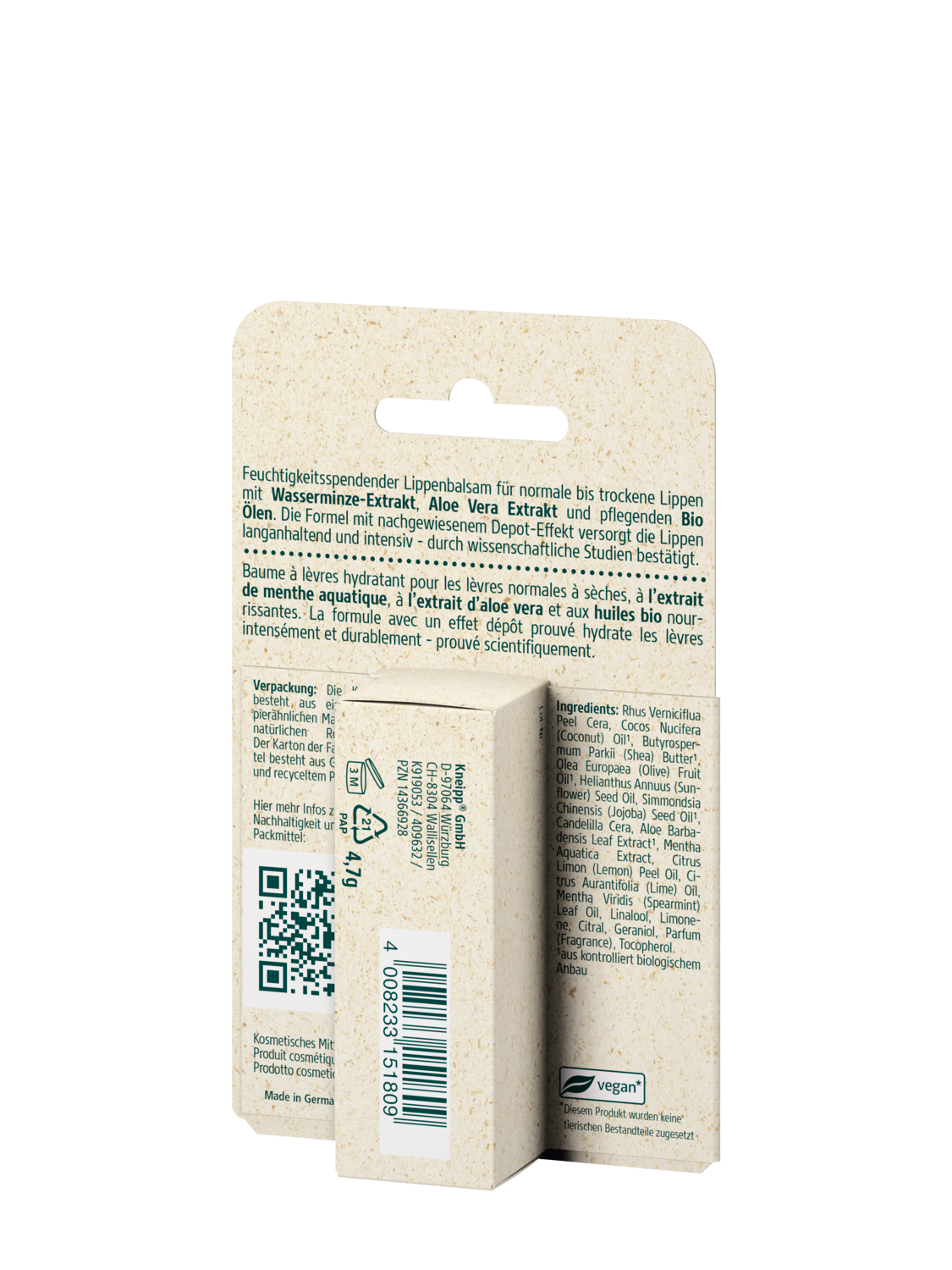 Lippenpflege Hydro Pflege - R&uuml;ckansicht