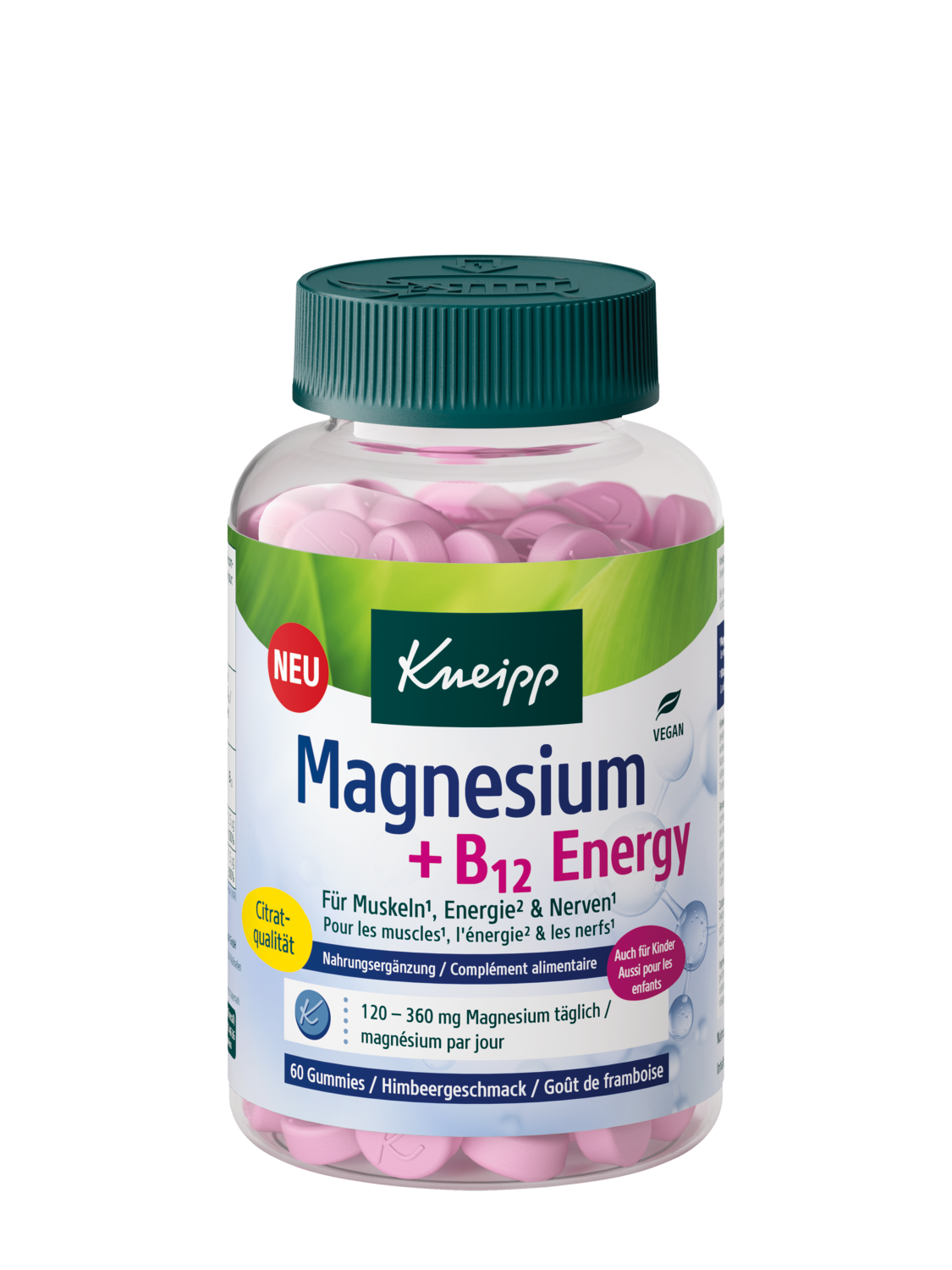 Magnesium + B12 Energy Gummies - Vorderansicht