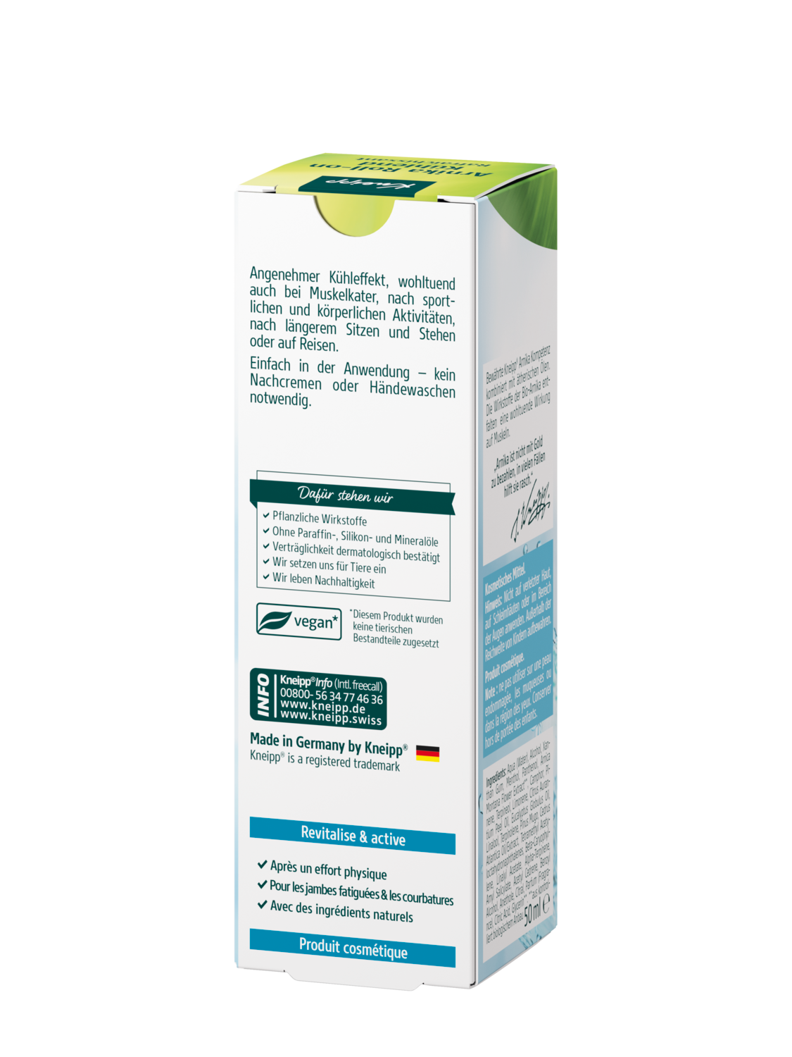 Arnika Roll-on K&uuml;hlend - R&uuml;ckansicht